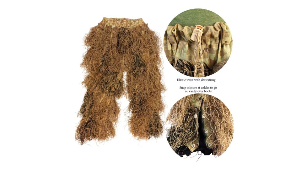 Red Rock Outdoor Gear 5 Piece Ghillie Suit, Desert, Medium-Large 70916M/L