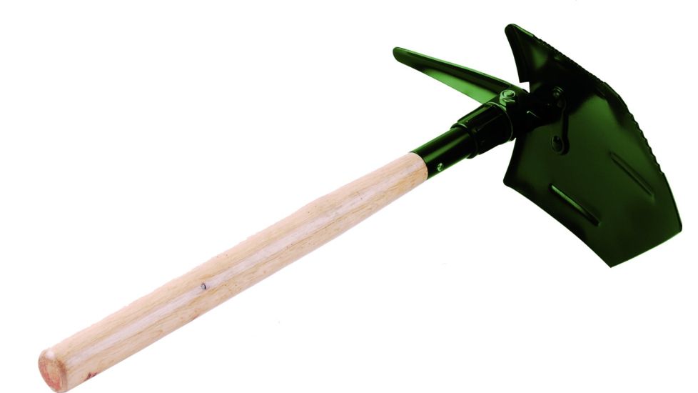 Red Rock Outdoor Gear Folding Shovel w/ Pick, Black, 50-03