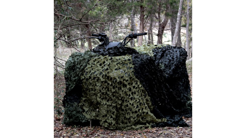 Red Rock Outdoor Gear Hunting Series Camouflage Netting, Woodland, 6ftx8ft 068G