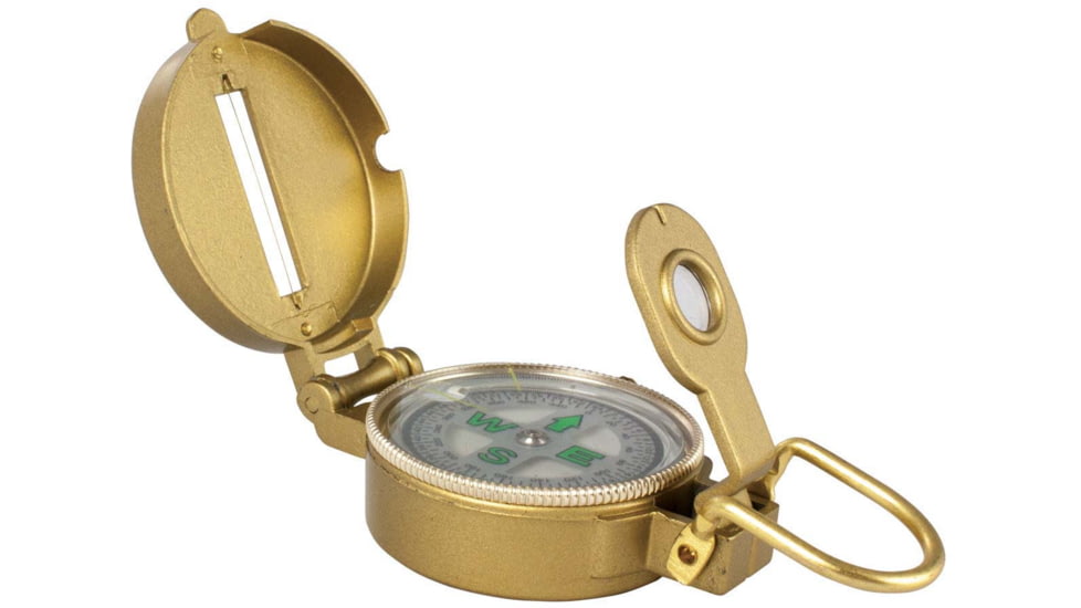 Red Rock Outdoor Gear Lensatic Compass, Metal, 453GLD
