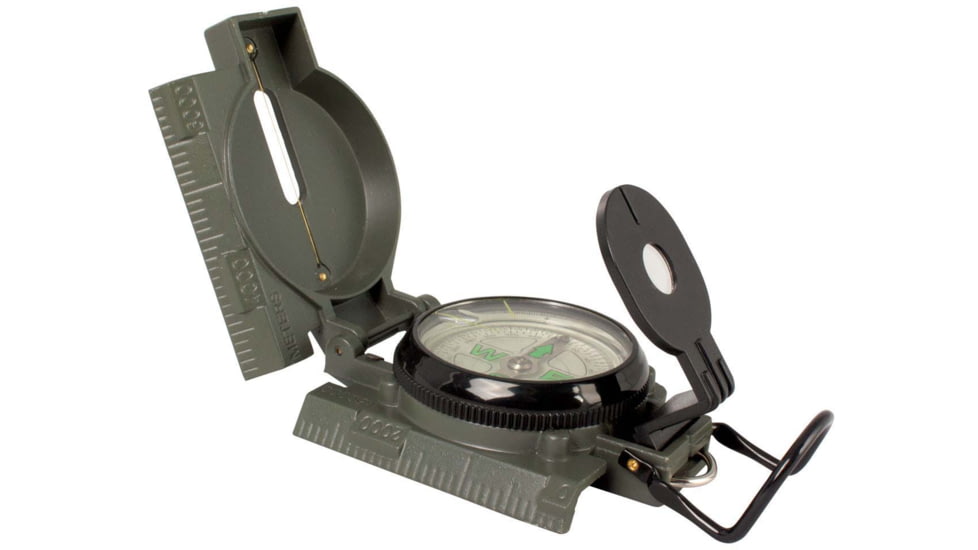 Red Rock Outdoor Gear Military Marching Compass, Black, 452MRC