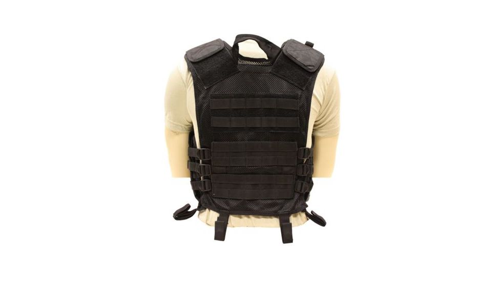 Red Rock Outdoor Gear Tactical Assault Vest - Black, One-Size 610T