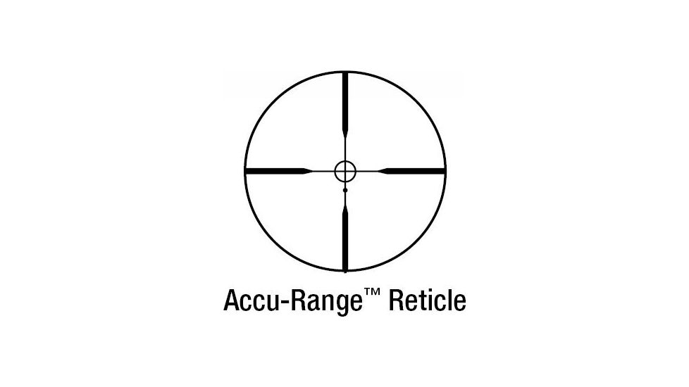 Redfield Revolution 3-9x40mm Matte Accu-Range Rifle Scope
