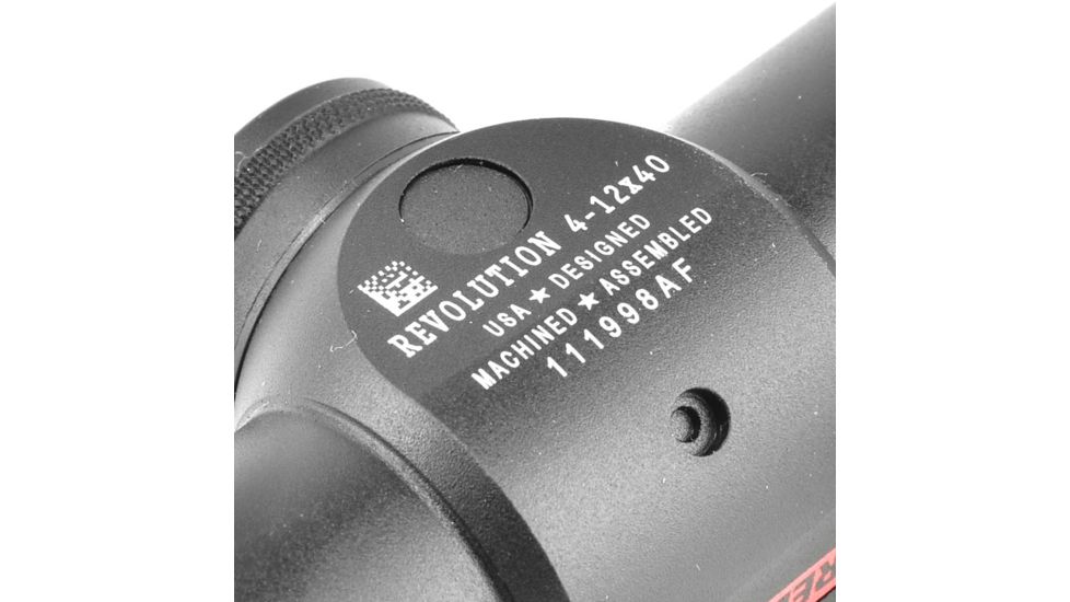 Redfield Revolution 4-12x40mm Matte Accu-Range Rifle Scope