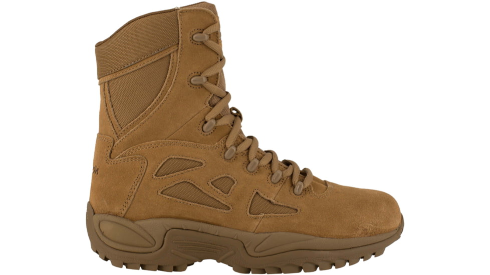 Reebok Rapid Response RB 8 Inch Boot, Leather, Coyote Brown, 10.5, W RB897-COYOTEBRN-10.5-W-W