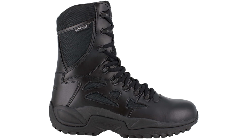 Reebok Rapid Response RB 8in. Black Tactical Boot, 5 RB877-BLK-5-WOMEN-W