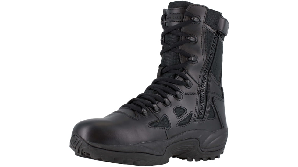 Reebok Rapid Response RB 8in. Black Tactical Boot, 5 RB877-BLK-5-WOMEN-W