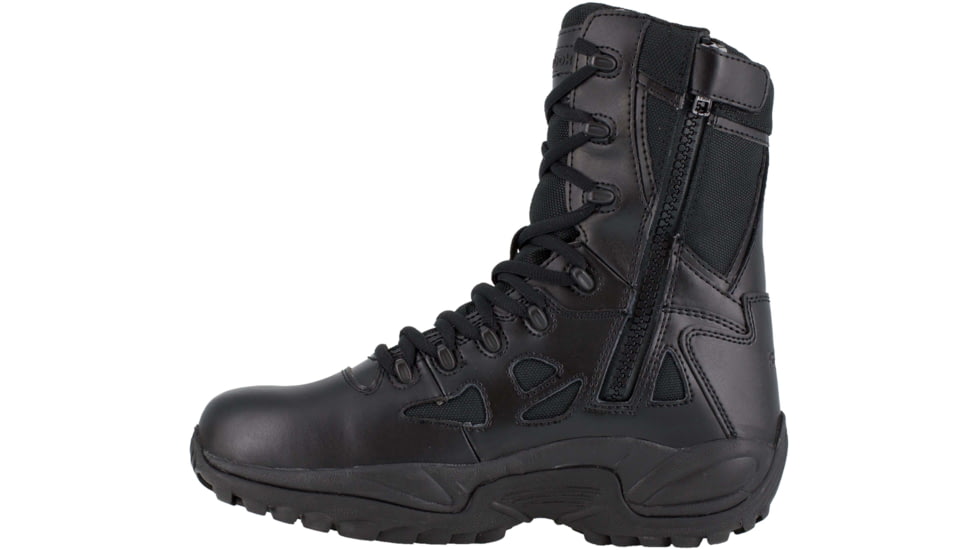 Reebok Rapid Response RB 8in. Black Tactical Boot, 5 RB877-BLK-5-WOMEN-W