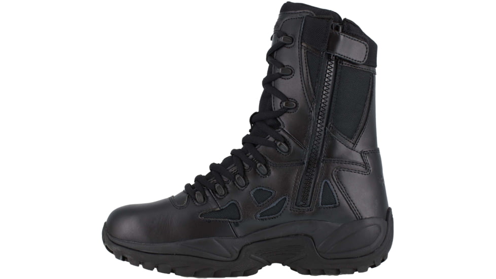Reebok Rapid Response RB 8in. Rapid Response Boot, 5 RB888-BLK-5-WOMEN-W