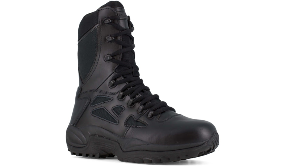 Reebok Rapid Response RB 8in. Rapid Response Boot, 5 RB888-BLK-5-WOMEN-W