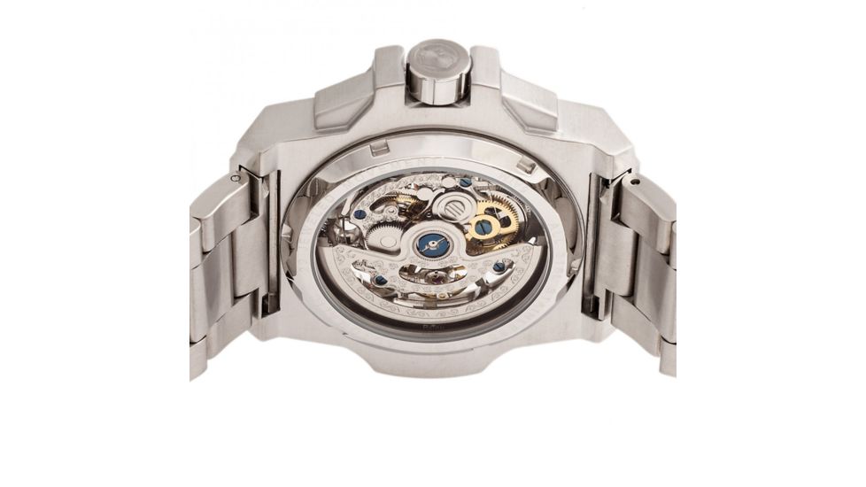 Reign Commodus Automatic Skeleton Bracelet Watch, Silver/Black, One Size, REIRN4007