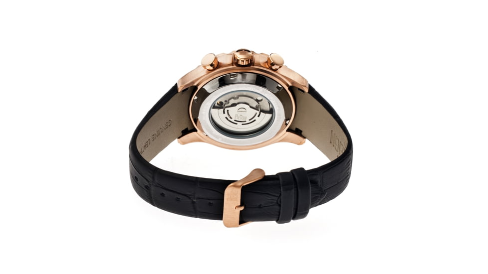 Reign RN1006 Nehru Mens Watch, Black Face, Copper Case REIRN1006