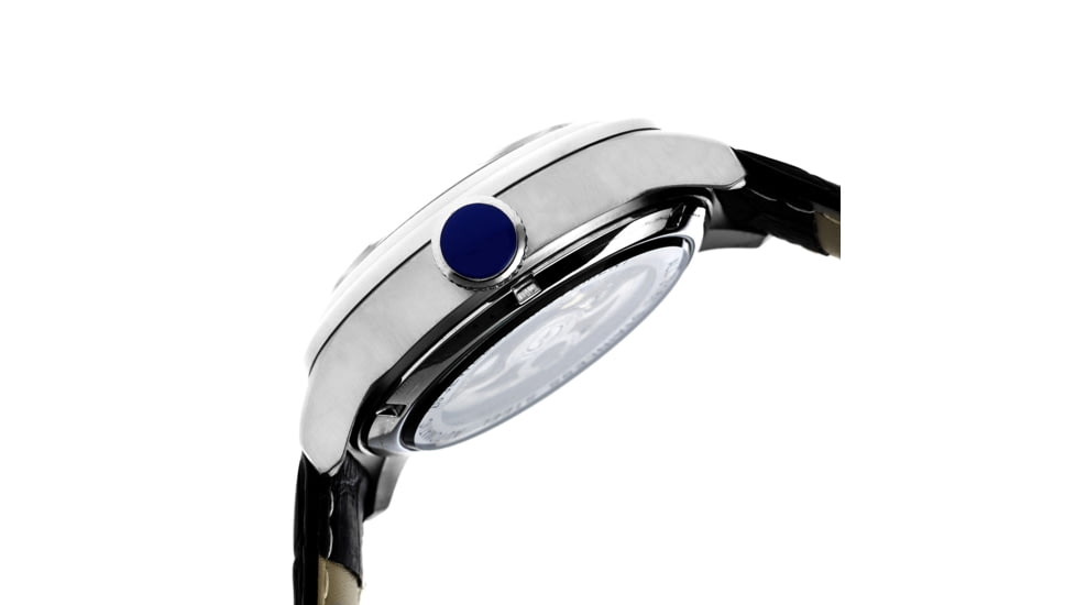 Reign RN2001 Kennedy Mens Watch, Black Band, Silver Face, Silver Case REIRN2001