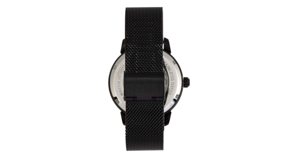 Reign Rudolf Automatic Skeleton Bracelet Watch, Black, One Size, REIRN5906