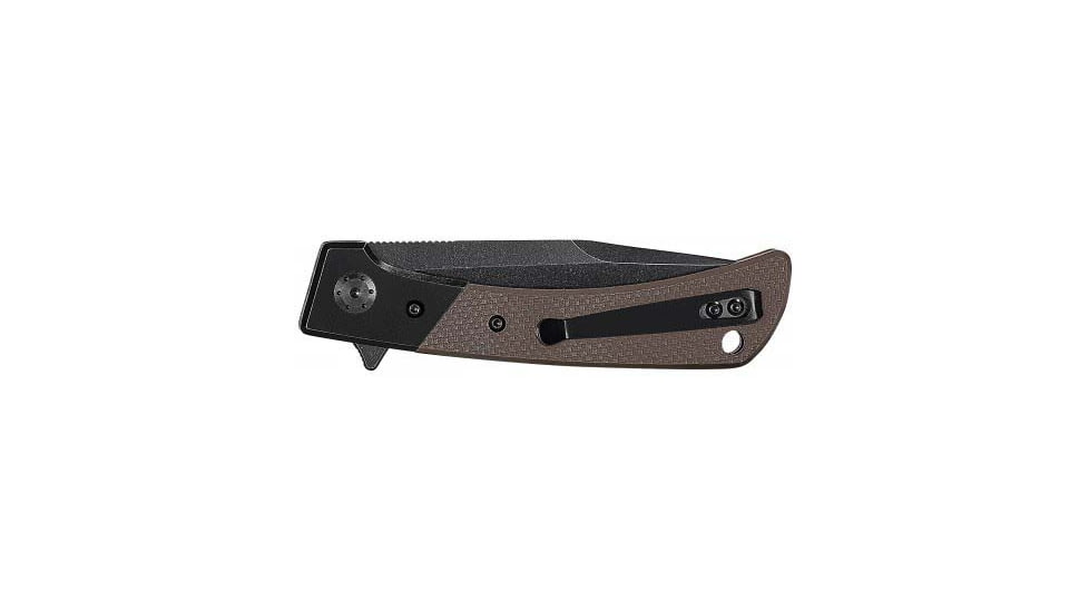 Remington Cutlery EDC Drop Pt Folder, 4in, G10 Tan Handle/Black, 15667