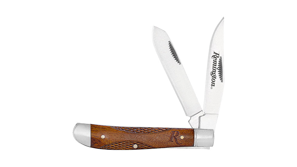 Remington Cutlery Woodland 3.5'' Trapper Wood/ss