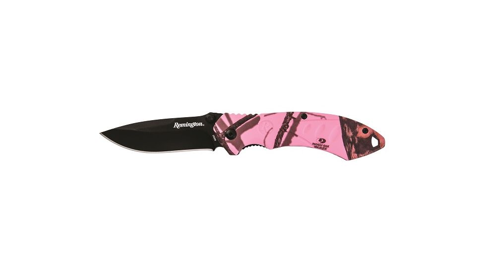 Remington F.A.S.T. Assisted Opening Knife with Pocket Clip, Pink, Medium, NSN N, R20009