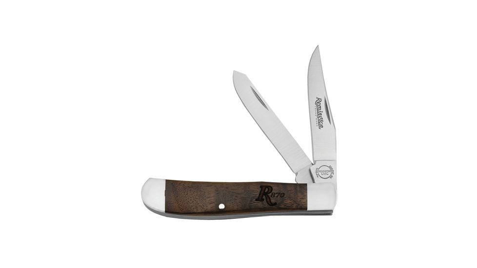 Remington Heritage 870 Mini Trapper R-41 Folding Knife Clip And Spey Blades 2.87 Inch