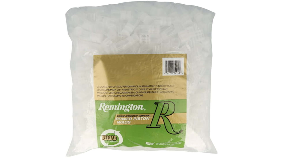 Remington 12 Gauge 1 1/8oz Power Piston Hunting Wads, 250, 29924