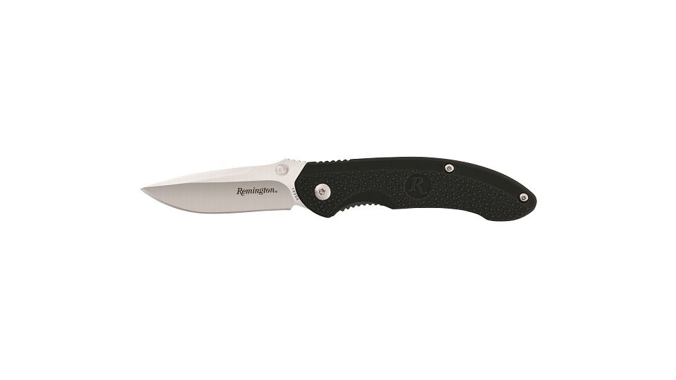 Remington Sportsman Liner Lock Folding Knife, Black, NSN N, R10004
