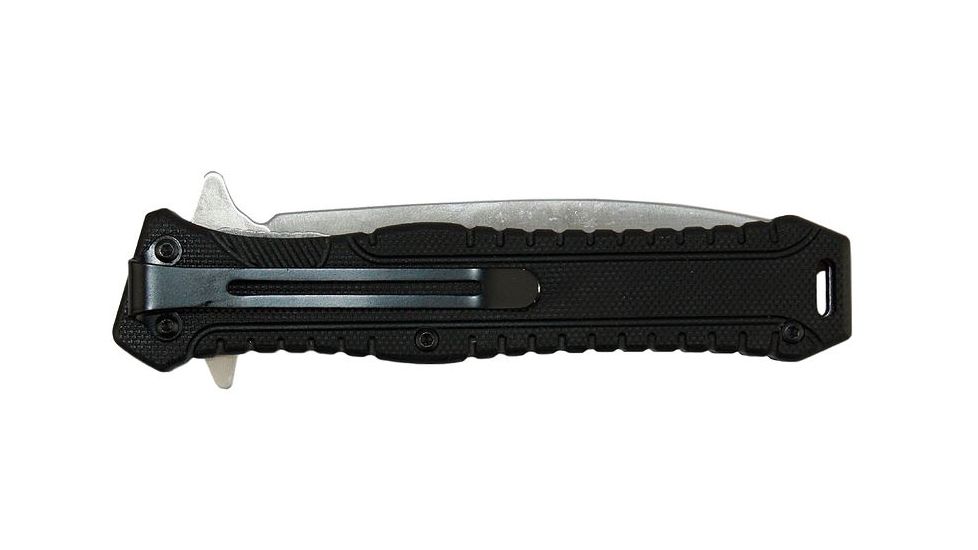 Renegade Tactical Steel Defector Folder 3.5in Knife, Black RT171