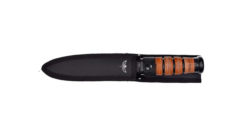 Renegade Tactical Steel Strike Force Combat 6.25in Knife, Black RT104