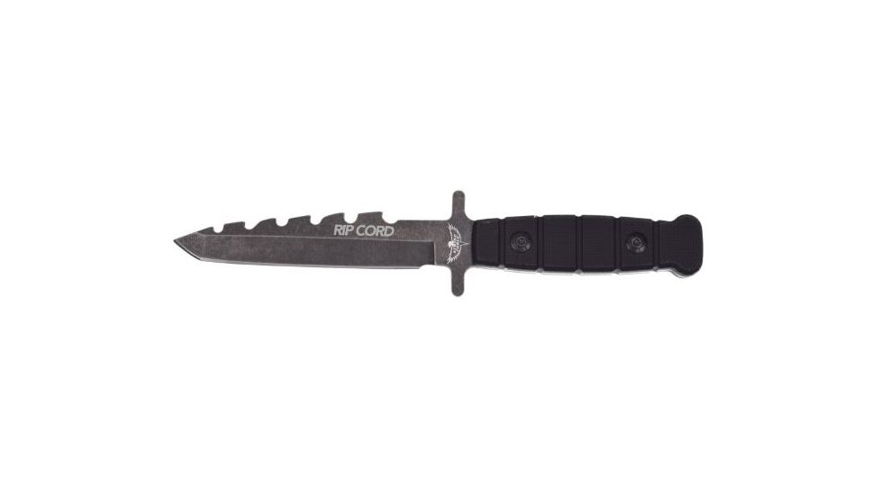 Renegade Tactical Steel Strike Force Rip Cord Knives, Black RT110