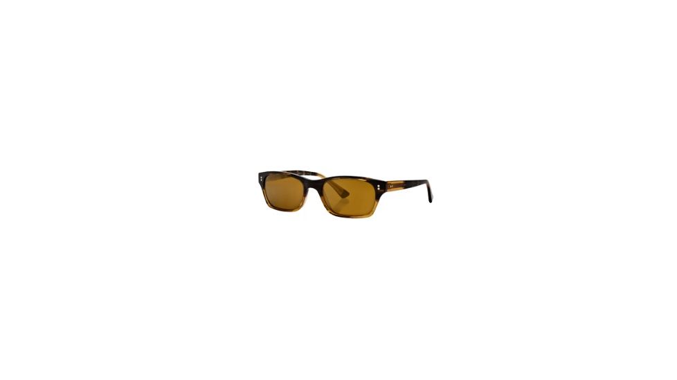 Reptile Sun Boomslang Sunglasses, Stripe Tortoise Fade Frame, Polarized Gold Glass Lens, Polarized, BOOGST
