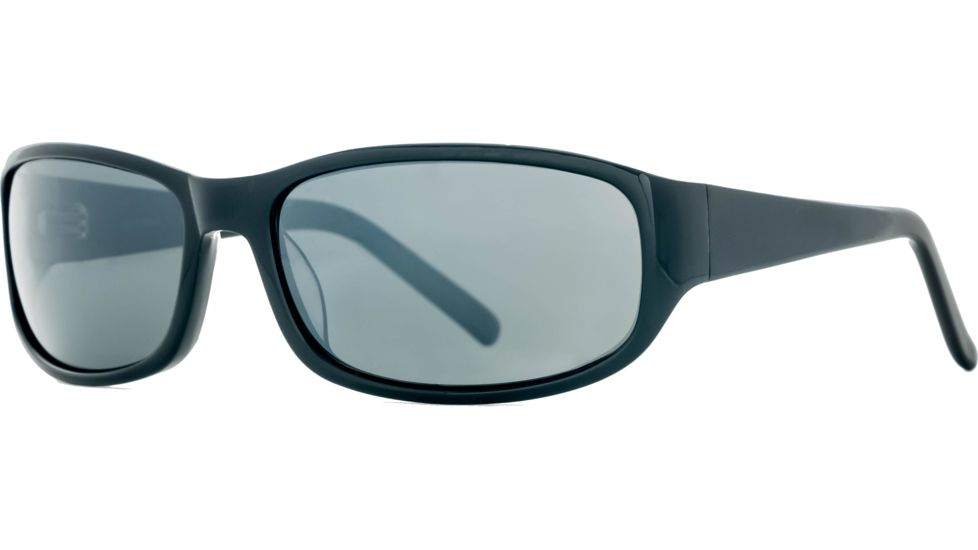 Reptile Sun Crocodile Sunglasses, Black Frame, Titanium Black/Glass Lens, Polarized, CROBBL