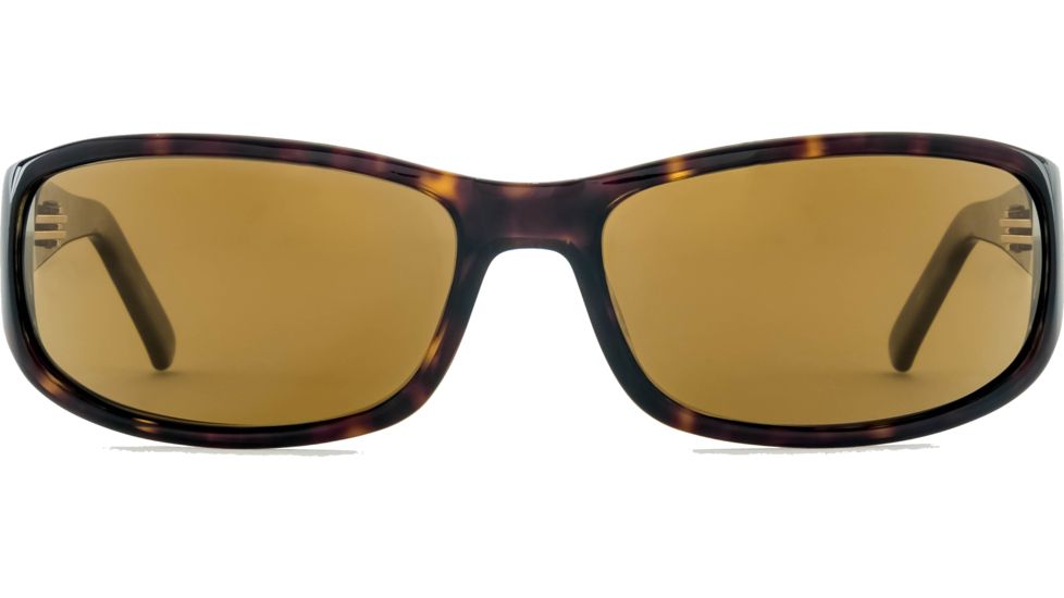 Reptile Sun Crocodile Sunglasses, Dark Tortoise Frame, Titanium Gold/Glass Lens, Polarized, CROGDT