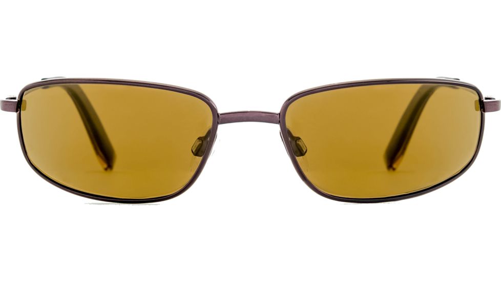 Reptile Sun Genus Sunglasses, Espresso Frame, Titanium Gold/Glass Lens, Polarized, GENGES