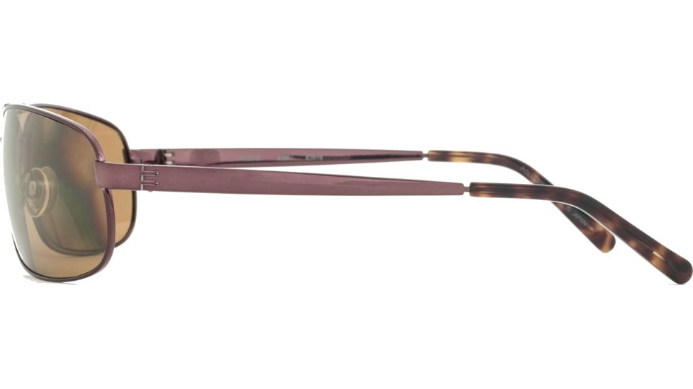 Reptile Sun Pecos Sunglasses, Espresso Frame, Titanium Gold/Poly Lens, Polarized, PECGES