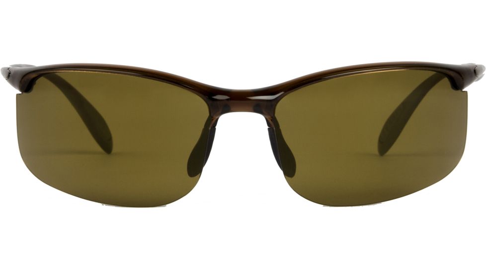 Reptile Sun Racerunner Sunglasses, Beer Brown Frame, Titanium Gold/Poly Lens, Polarized, RACGBE