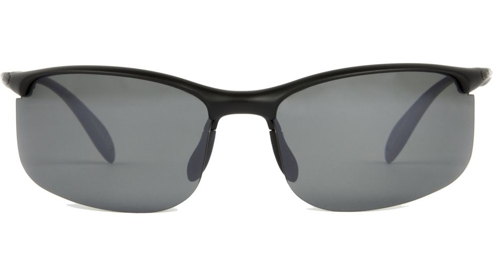 Reptile Sun Racerunner Sunglasses, Matte Black Frame, Titanium Black/Poly Lens, Polarized, RACMBL