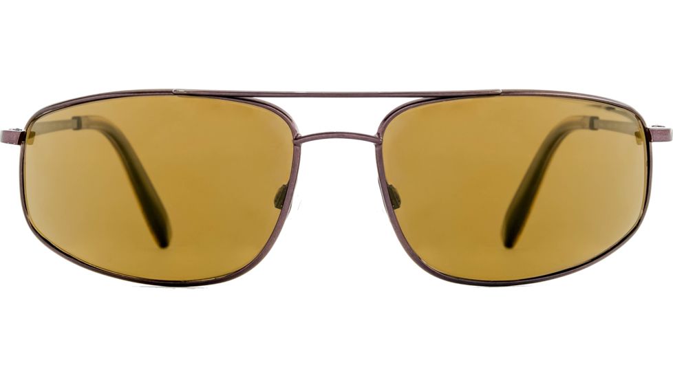 Reptile Sun Rattler Sunglasses, Espresso Frame, Titanium Gold/Glass Lens, Polarized, RATGOL