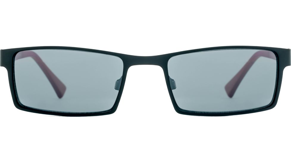 Reptile Sun Sobek Sunglasses, Black/Black/Red Frame, Titanium Black/Poly Lens, Polarized, SOBBBR