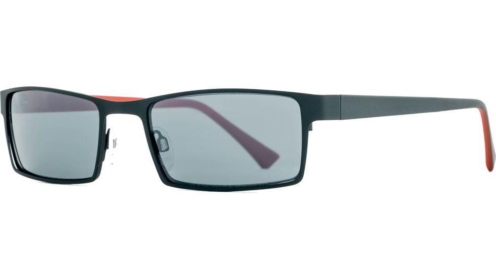 Reptile Sun Sobek Sunglasses, Black/Black/Red Frame, Titanium Black/Poly Lens, Polarized, SOBBBR