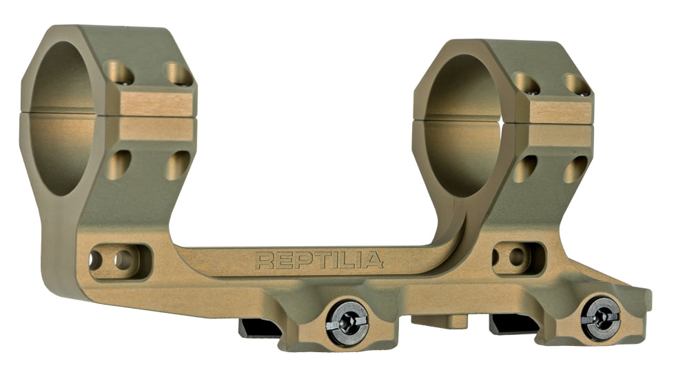 Reptilia AUS Optic Mount Rifle Scope 30mmx77mm, Type III Hardcoat Anodized, Clear Anodized, 100-118
