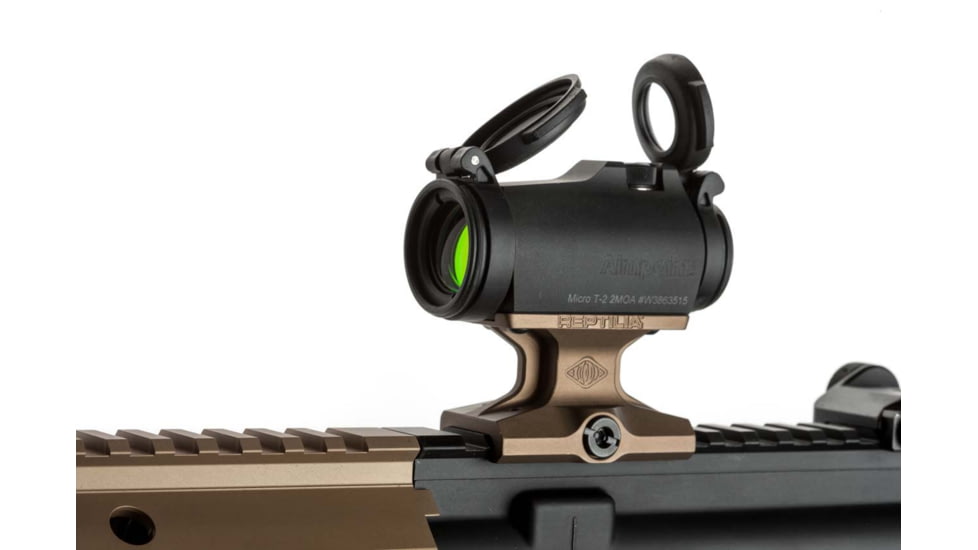 Reptilia Dot Mount Lower 1/3 Co-Witness for Aimpoint T-1/T-2 Anodized, Flat Dark Earth, 100-024