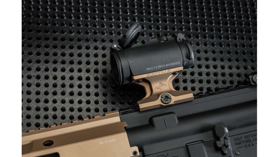 Reptilia Dot Mount Lower 1/3 Co-Witness for Aimpoint T-1/T-2 Anodized, Flat Dark Earth, 100-024