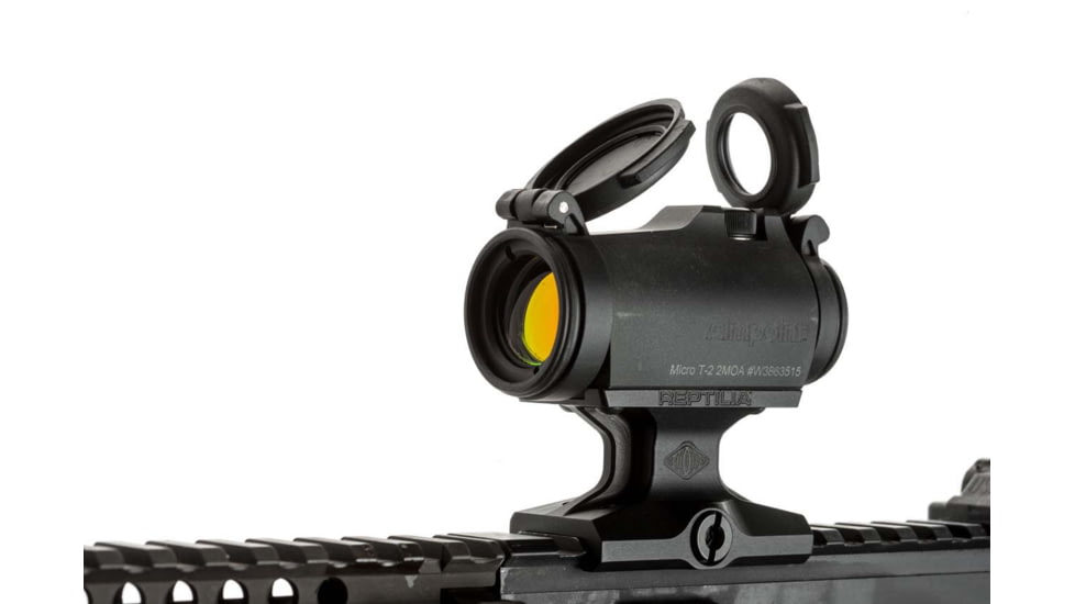 Reptilia Dot Mount Lower 1/3 Co-Witness for Aimpoint T-1/T-2, Black, NSN 1005-01-674-6542, 100-004