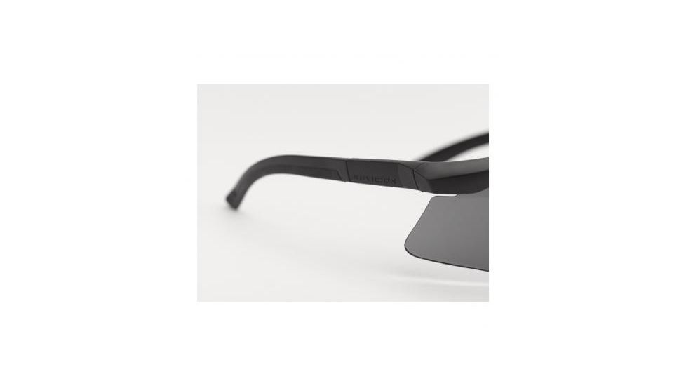 Revision Sawfly Military Eyewear System Photochromic  Kit,Black Frame, Photochromic Lens, Head Strap,Microfiber Pouch and Case 4-0076-9627