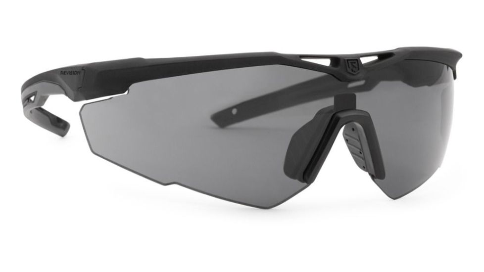 Revision Stingerhawk Eyewear Deluxe Kit, Clear/Solar/Yellow Lens, Black Frame, Regular, 4-0152-0000