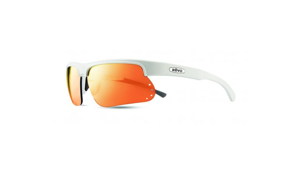 Revo Cusp S Progressive Prescription Sunglasses, White Frame, Polarized, RE 1025 09 OGPR