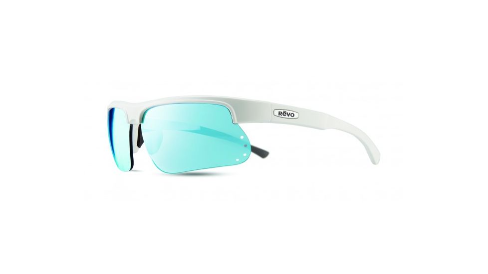 Revo Cusp S Progressive Prescription Sunglasses, White Frame, Polarized, RE 1025 09 BLPR