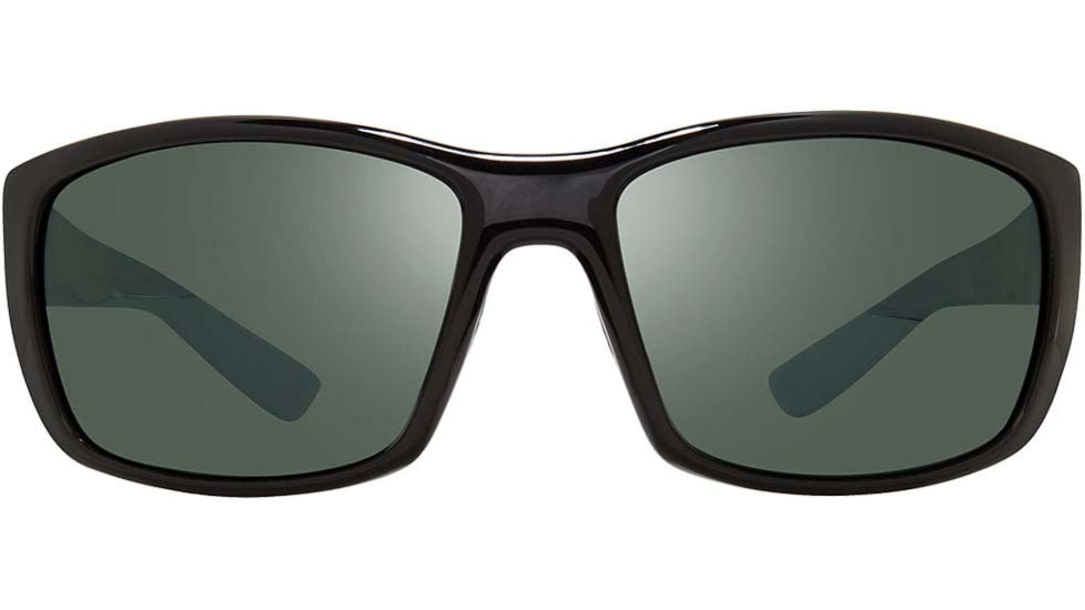 Revo Dexter Glass Lens Sunglasses - Men's, Black Frame, Smoky Green Lens, Medium, RE 1127 01 SG50