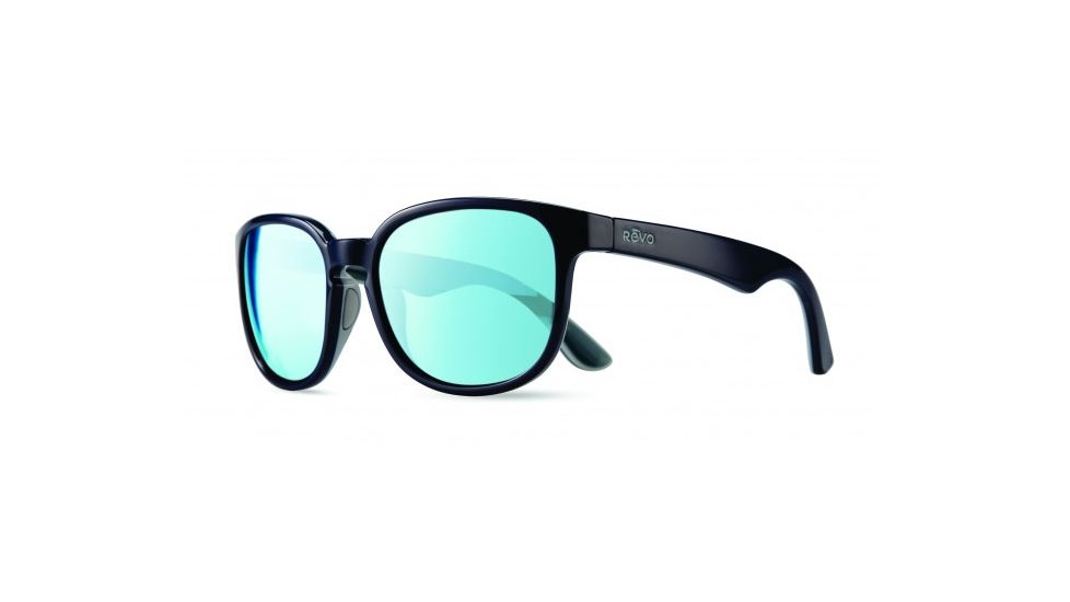 Revo Kash Single Vision Prescription Sunglasses, Sea Breeze/Navy/Crea Frame, Polarized, RE 1028 08 BLSV