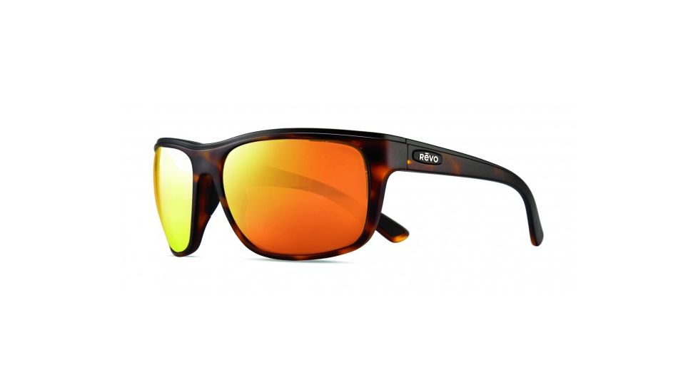Revo Remus Single Vision Prescription Sunglasses, Matte Tortoise Frame, Polarized, RE 1023 02 OGSV