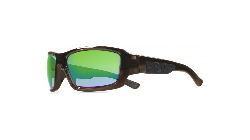 Revo Straightshot Progressive Prescription Sunglasses, Crystal Brown/Black Frame, Polarized, RE 1005 02 GNPR