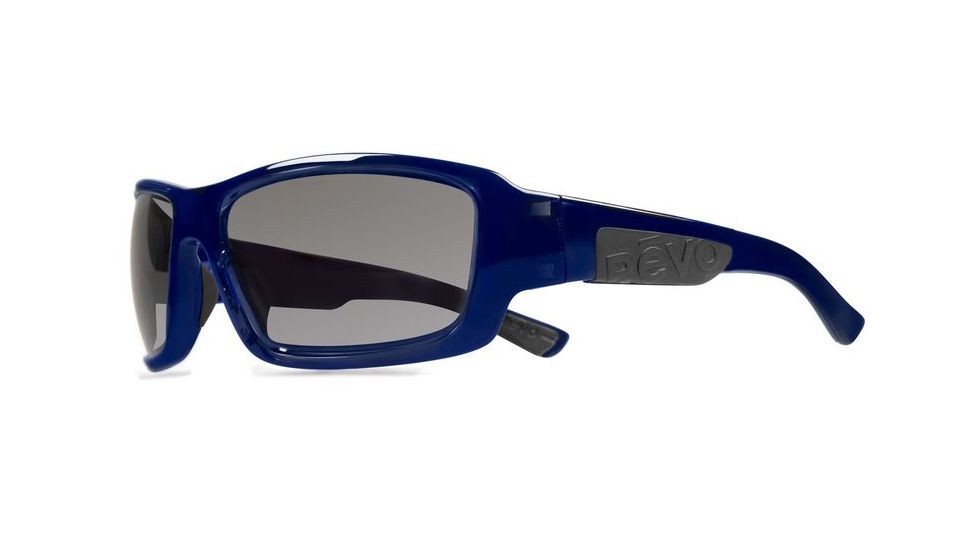 Revo Straightshot Progressive Prescription Sunglasses, Crystal Navy/Black Frame, Graphite Lens, Polarized-RE1005-05GYPR